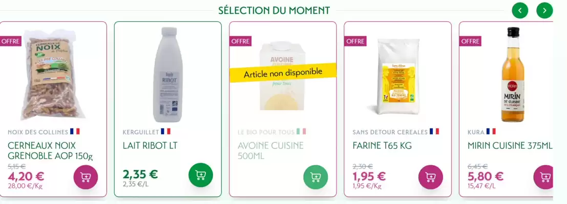 Catalogue Satoriz (valable jusqu'au 12-10)