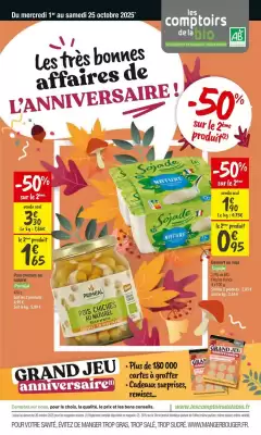 Catalogue Les Comptoirs de la Bio (valable jusqu'au 25-10)