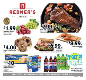 Redner's Warehouse weekly ad week 40 Page 1