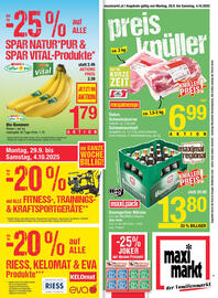 Maximarkt Flugblatt woche 40 Seite 1