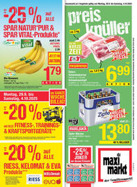 Maximarkt Flugblatt woche 40 Seite 1