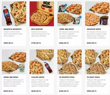 Pizza Hut akciós újság (érvényes eddig: 8-10)