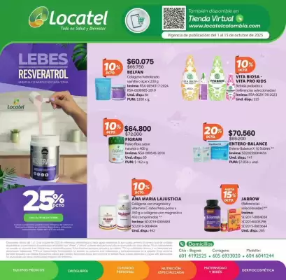 Catálogo Locatel (válido hasta 15-10)