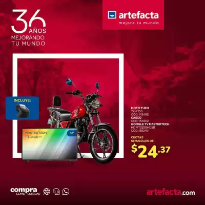 Catálogo Artefacta (válido hasta 10-10)