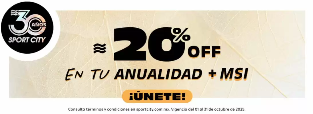 Catálogo Sport City (válido hasta 31-10)