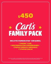 Catálogo Carl's Jr Página 1