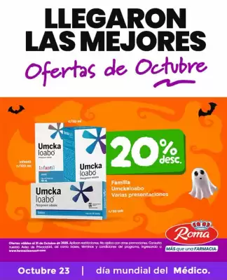 Catálogo Farmacias Roma (válido hasta 31-10)