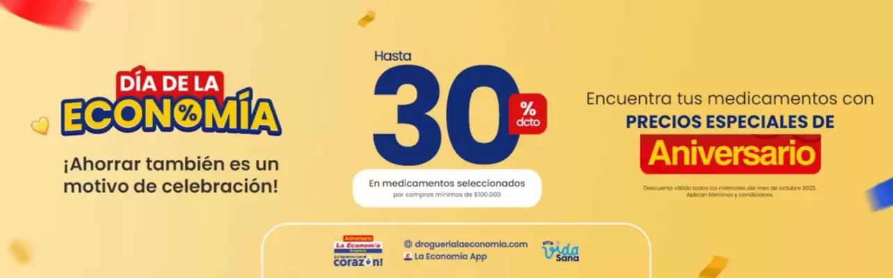 Catálogo Droguería la Economía (válido hasta 31-10)