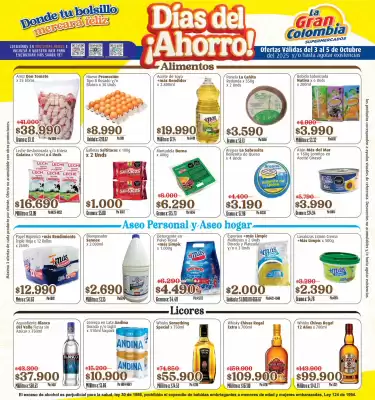 Catálogo La Gran Colombia (válido hasta 15-10)
