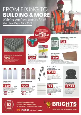 Brights Hardware catalogue (valid until 2-11)