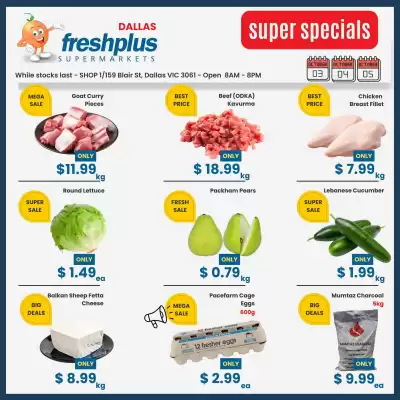 Fresh Plus Supermarkets catalogue (valid until 5-10)