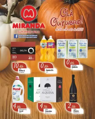 Folheto Miranda Supermercados (válido até 14-10)