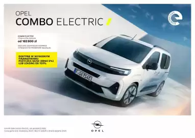 Opel gazetka | Combo electric Strona 1