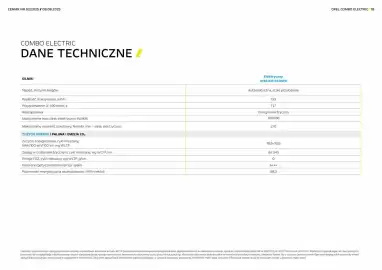 Opel gazetka | Combo electric Strona 18