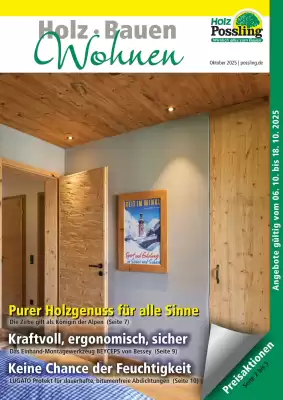 Holz Possling Prospekt (gültig bis 18-10)