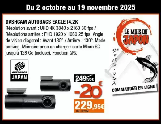 Catalogue Autobacs (valable jusqu'au 19-10)