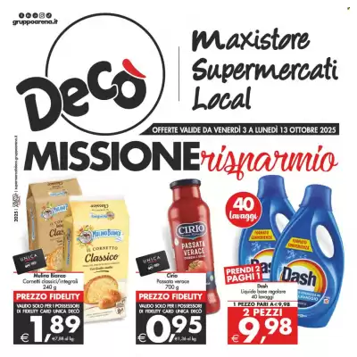 Volantino Deco Supermercati (valido fino al 13-10)