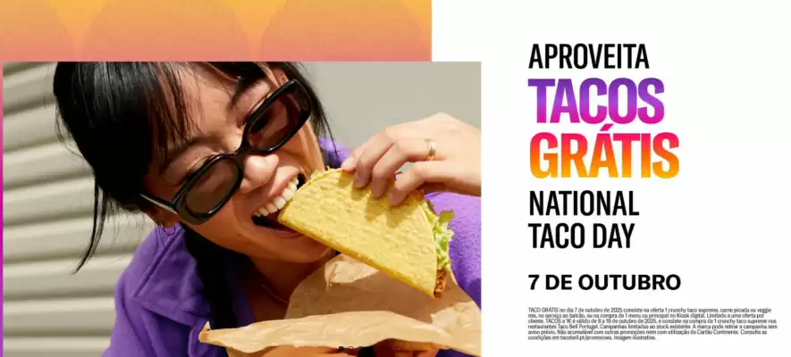 Folheto Taco Bell (válido até 31-10)