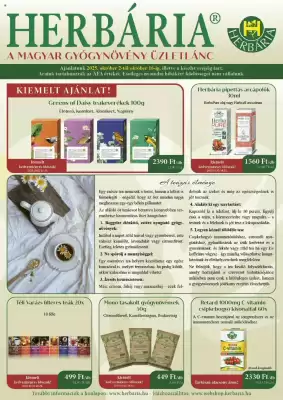 Herbária akciós újság (érvényes eddig: 16-10)