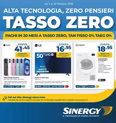 Volantino Sinergy (valido fino al 22-10)