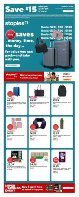 Staples flyer (valid until 9-10)