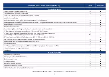 Ford Flugblatt | Capri Seite 4
