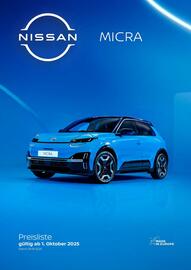 Nissan Flugblatt | Micra Seite 1