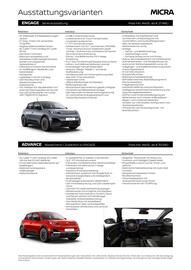Nissan Flugblatt | Micra Seite 2