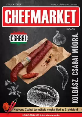 Chef Market akciós újság (érvényes eddig: 31-10)