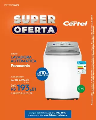 Folheto Lojas Certel (válido até 31-10)