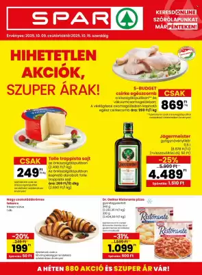 Spar akciós újság