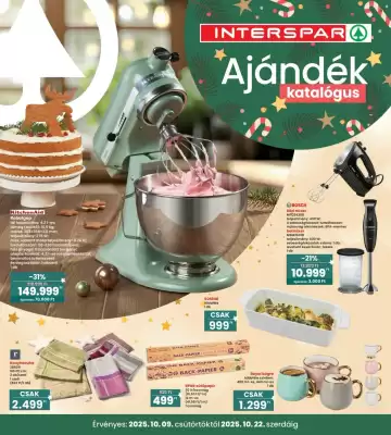 Interspar akciós újság (érvényes eddig: 22-10)