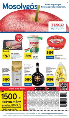 Tesco akciós újság (érvényes eddig: 15-10)