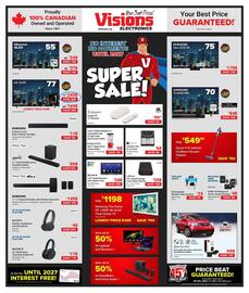 Visions Electronics flyer Page 1