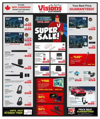 Visions Electronics flyer