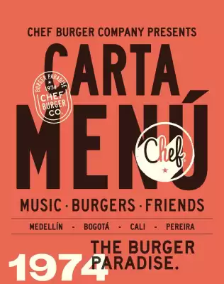 Catálogo Chef Burger (válido hasta 31-10)