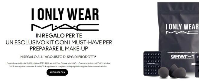 Volantino MAC Cosmetics Pagina 1