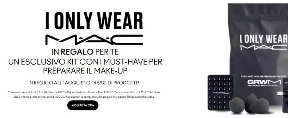 Volantino MAC Cosmetics (valido fino al 31-10)