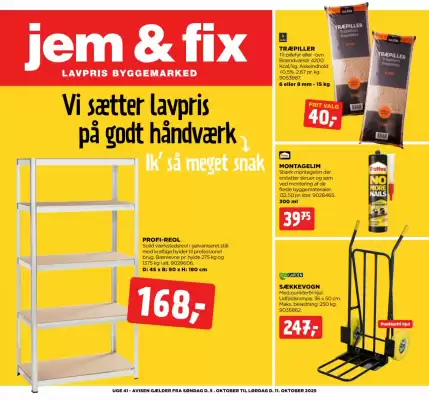 Jem & fix tilbudsavis (gælder indtil 11-10)