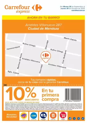 Folleto Carrefour Express (válido hasta 30-10)