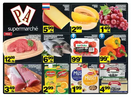 Supermarché PA flyer (valid until 16-10)