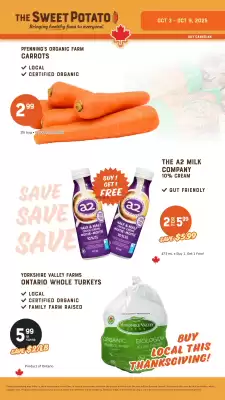 The Sweet Potato flyer (valid until 16-10)