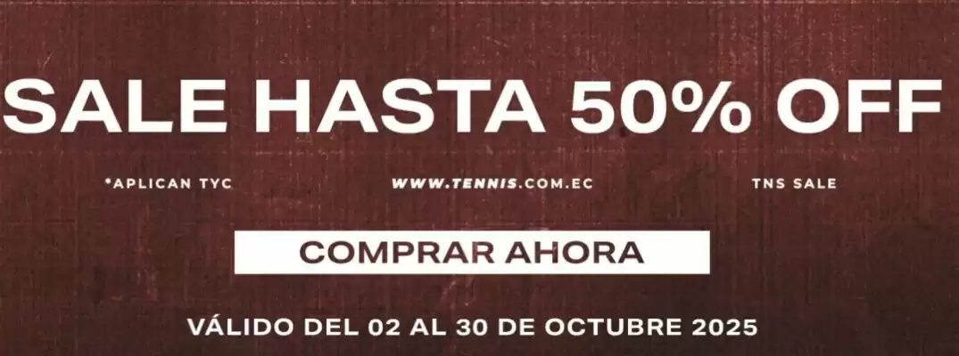Catálogo Tennis (válido hasta 30-10)