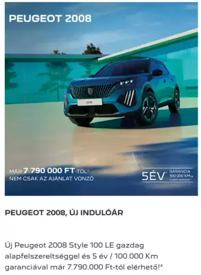 Peugeot akciós újság (érvényes eddig: 31-10)