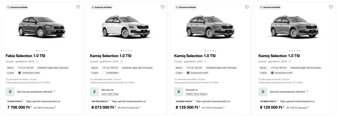 Škoda akciós újság (érvényes eddig: 31-10)