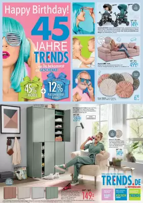 Trends Möbel Prospekt (gültig bis 10-10)