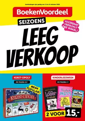 Boekenvoordeel folder (geldig t/m 12-10)