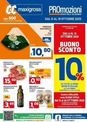 Volantino C+C maxigross (valido fino al 19-10)