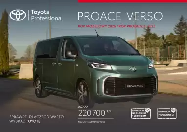 Toyota gazetka | Proace Verso Strona 1