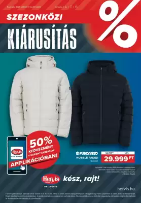 Hervis akciós újság (érvényes eddig: 26-10)